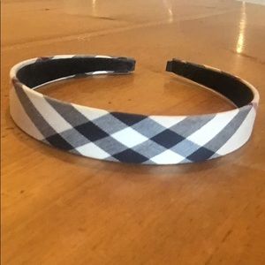 Burberry plaid headband